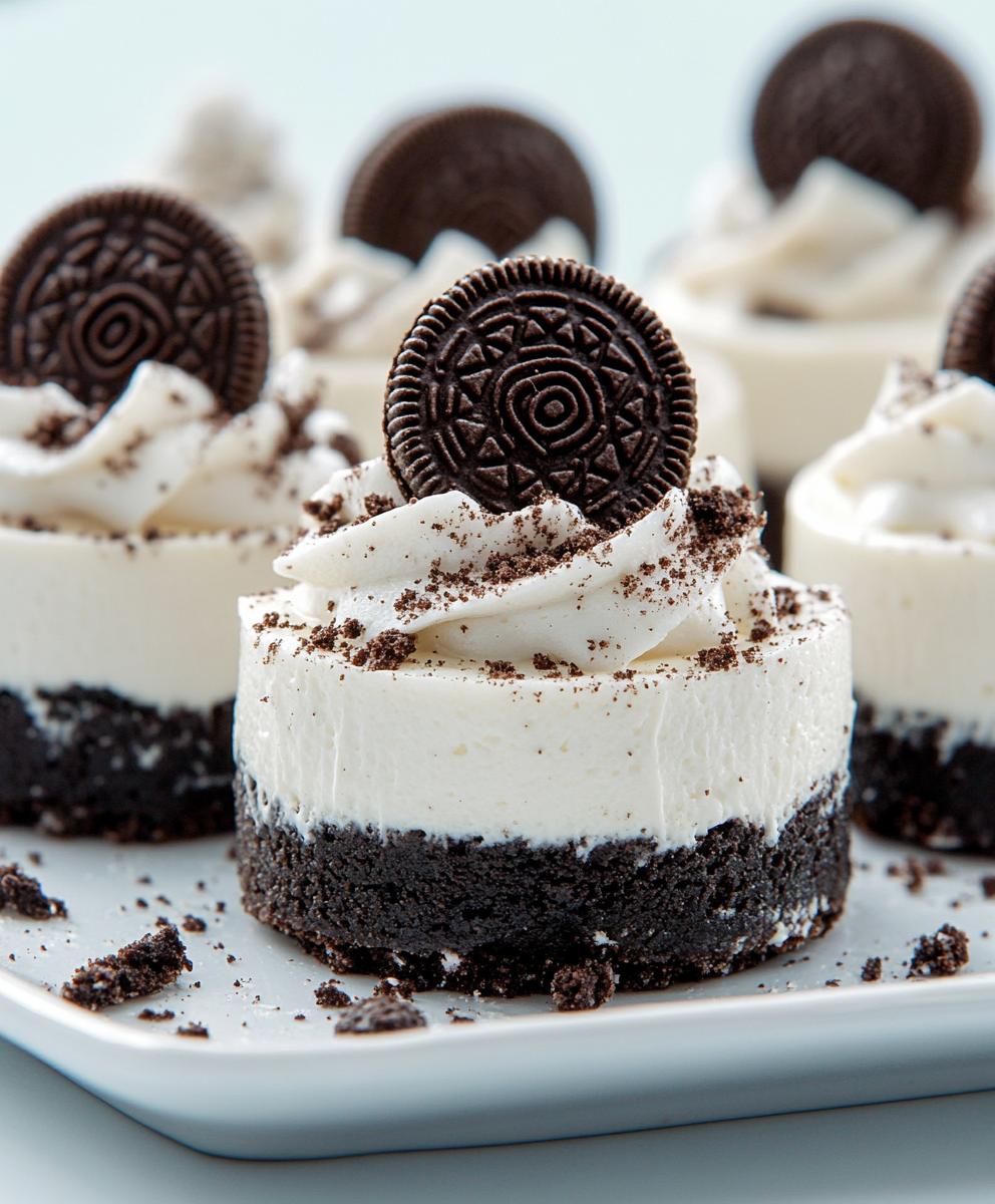 Mini Oreo Cheesecakes Recipe