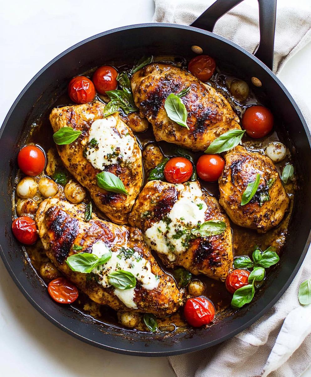 One Pan Balsamic Chicken Recipe