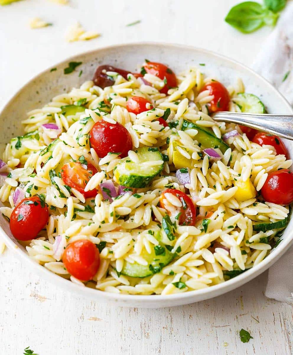 Orzo Pasta Salad Recipe