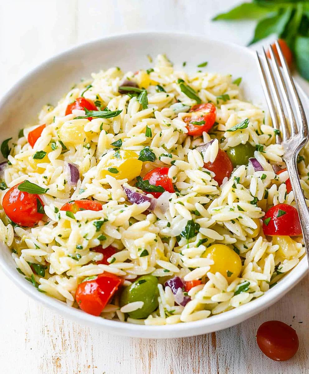 Orzo Pasta Salad Recipe