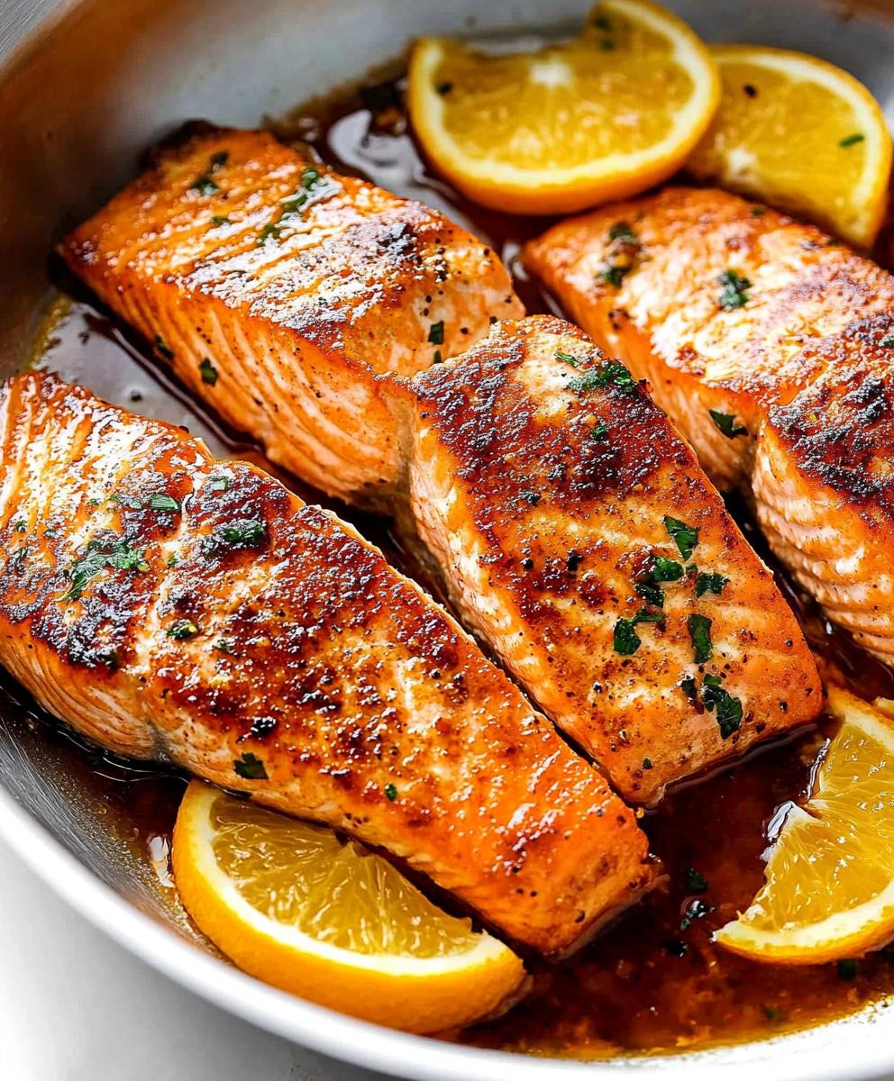 Pan Fried Orange Salmon Recipe