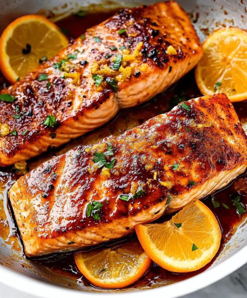 Pan Fried Orange Salmon Recipe