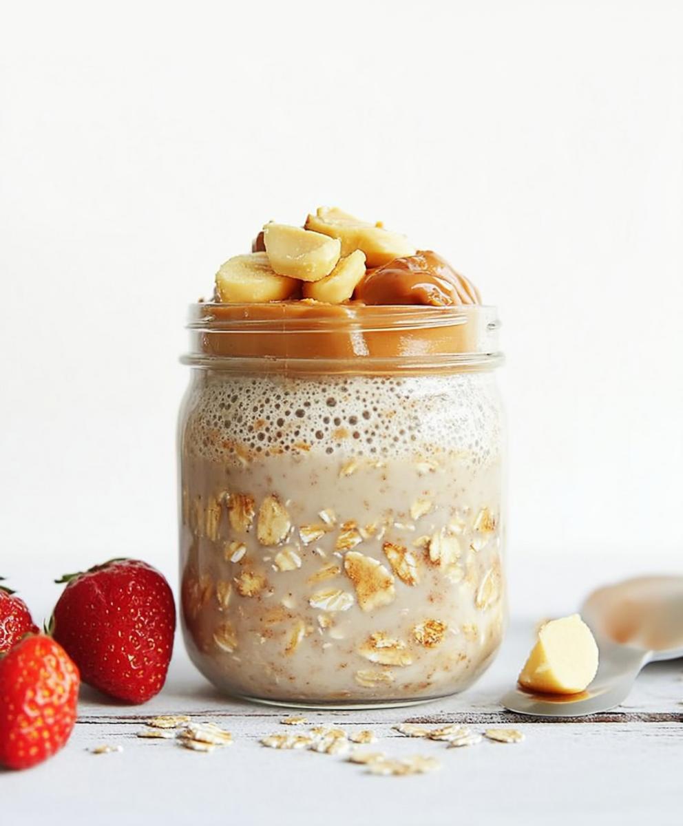 Peanut Butter Overnight Oats Recipe