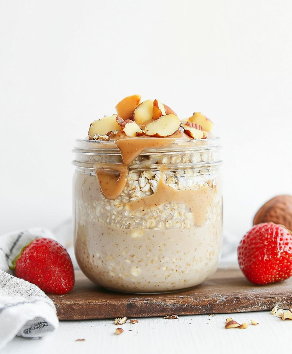 Peanut Butter Overnight Oats Recipe