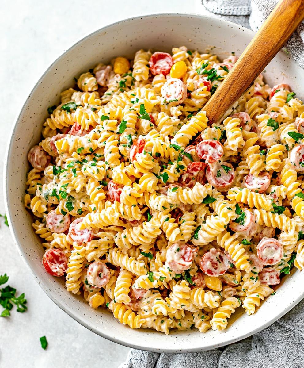 Ranch Pasta Salad Recipe