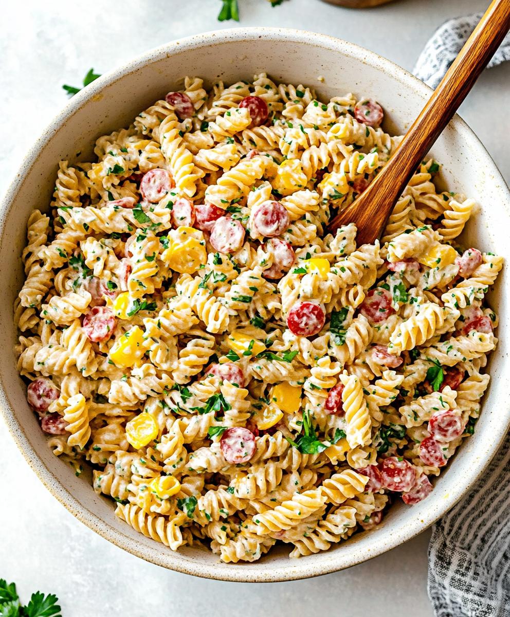 Ranch Pasta Salad Recipe