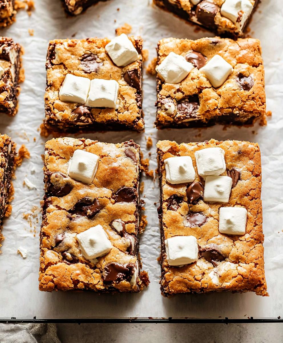 S’mores Cookie Bars Recipe