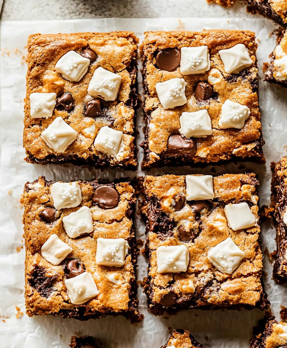 S’mores Cookie Bars Recipe