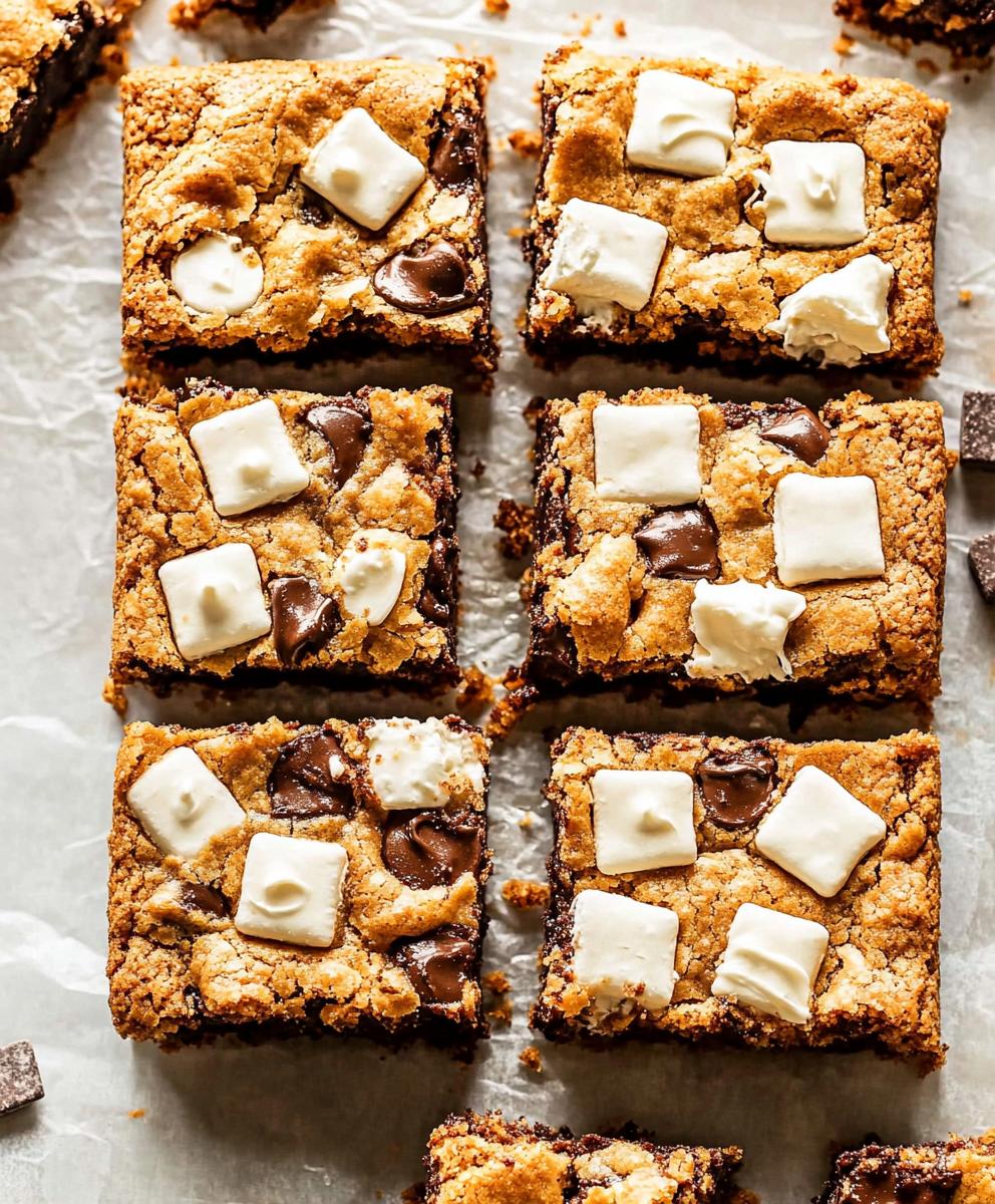 S’mores Cookie Bars Recipe