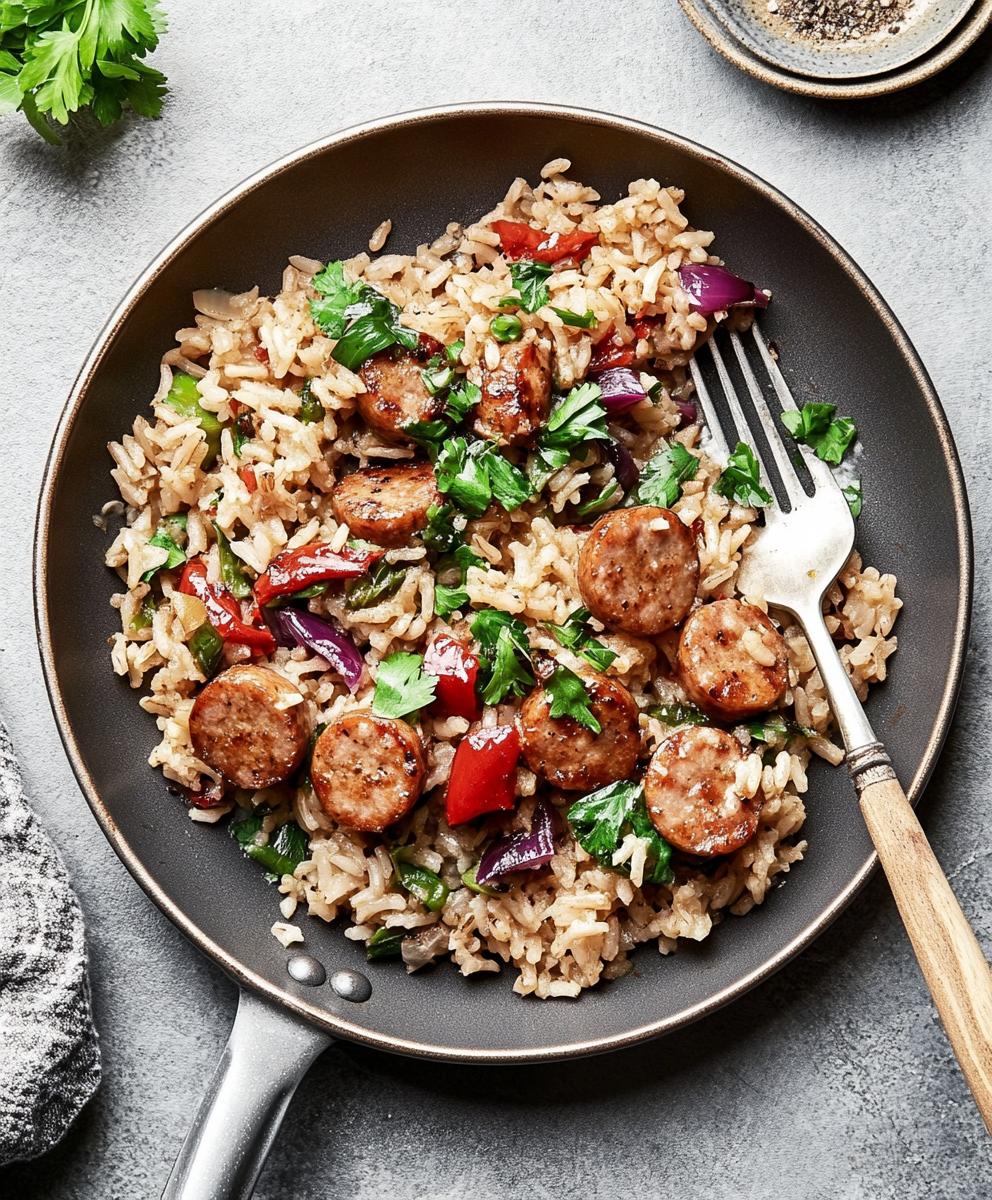Sausage And Rice Skillet Recipe