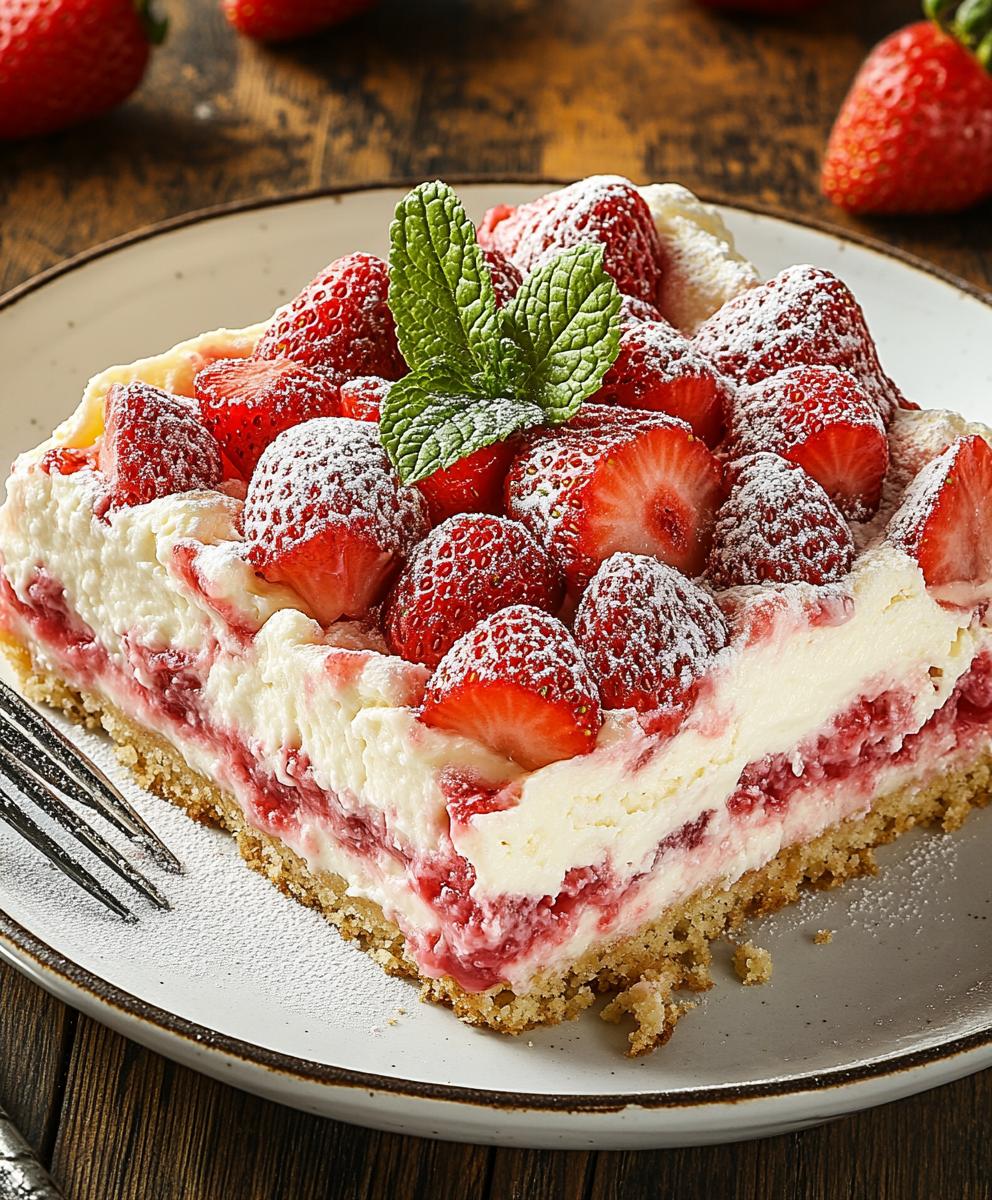 Strawberry Cheesecake Dump Cake Recipe