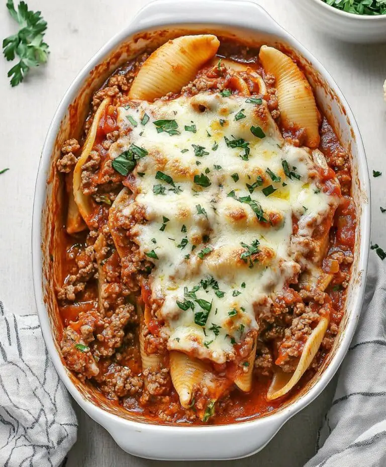 Stuffed Shells With Ground Beef Recipe