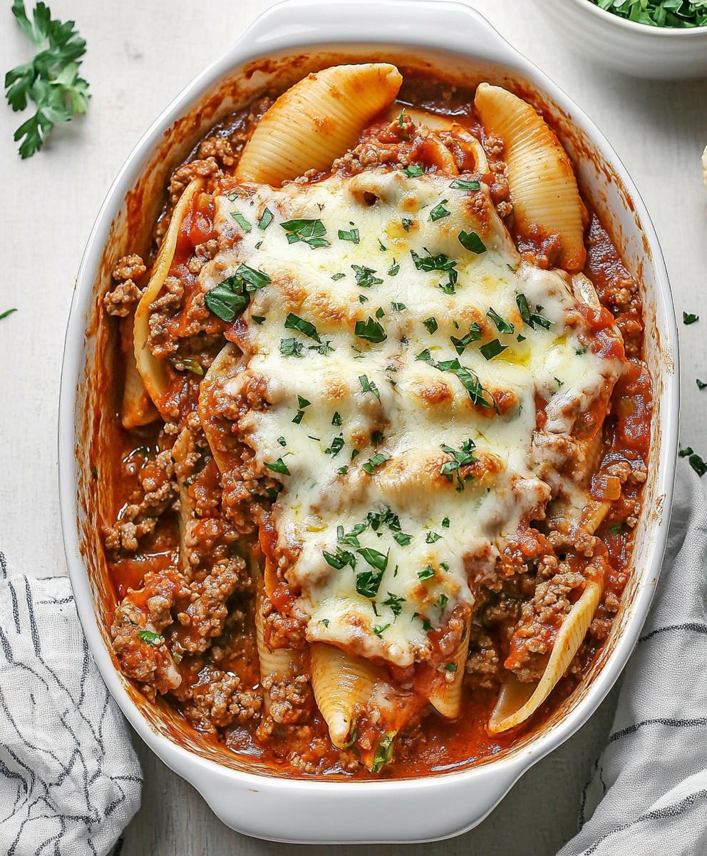 Stuffed Shells With Ground Beef Recipe