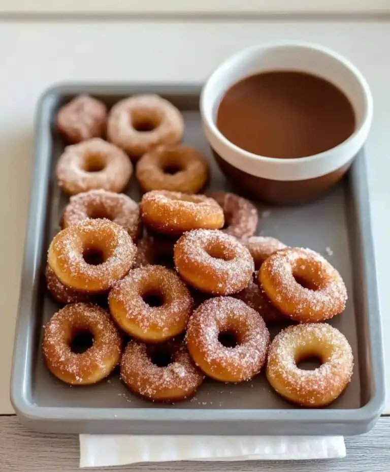 Sweet Churro Donut Bites Recipe