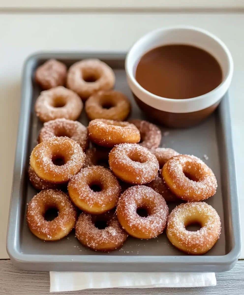 Sweet Churro Donut Bites Recipe