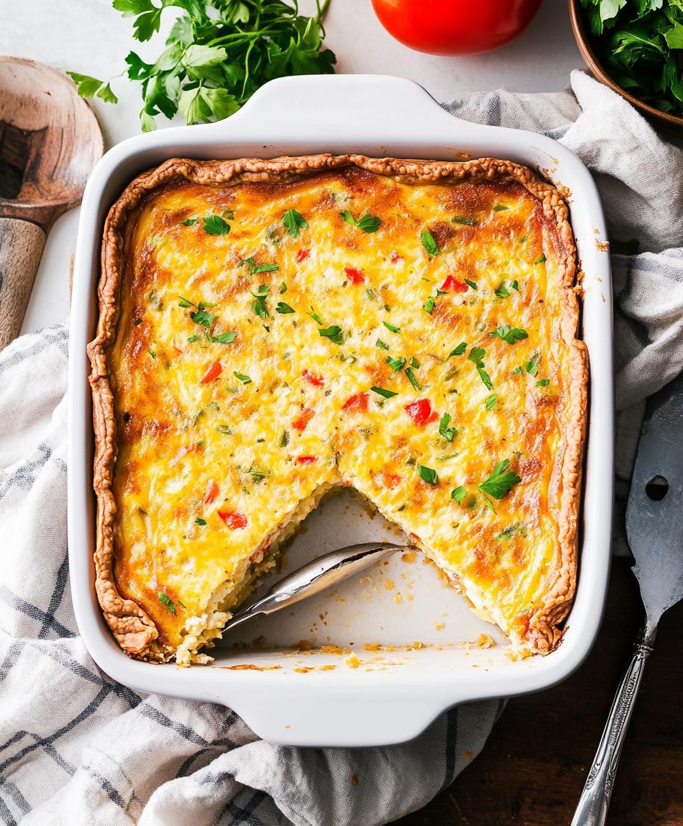 Western Omelet Quiche Recipe
