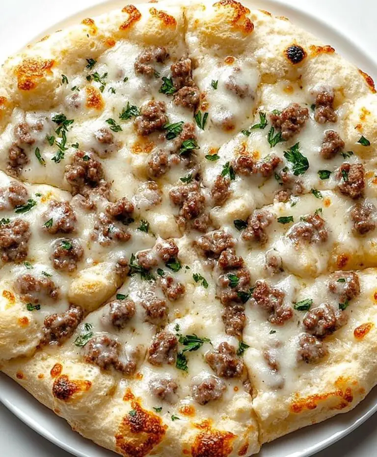 Biscuits And Sausage Gravy Breakfast Pizza Recipe