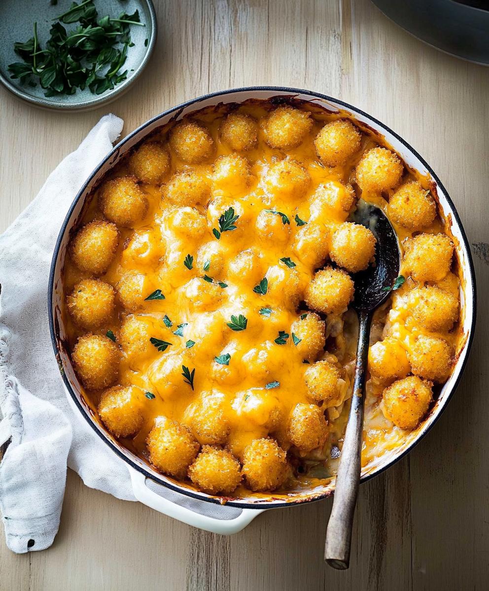 Cheesy Tater Tot Casserole Recipe