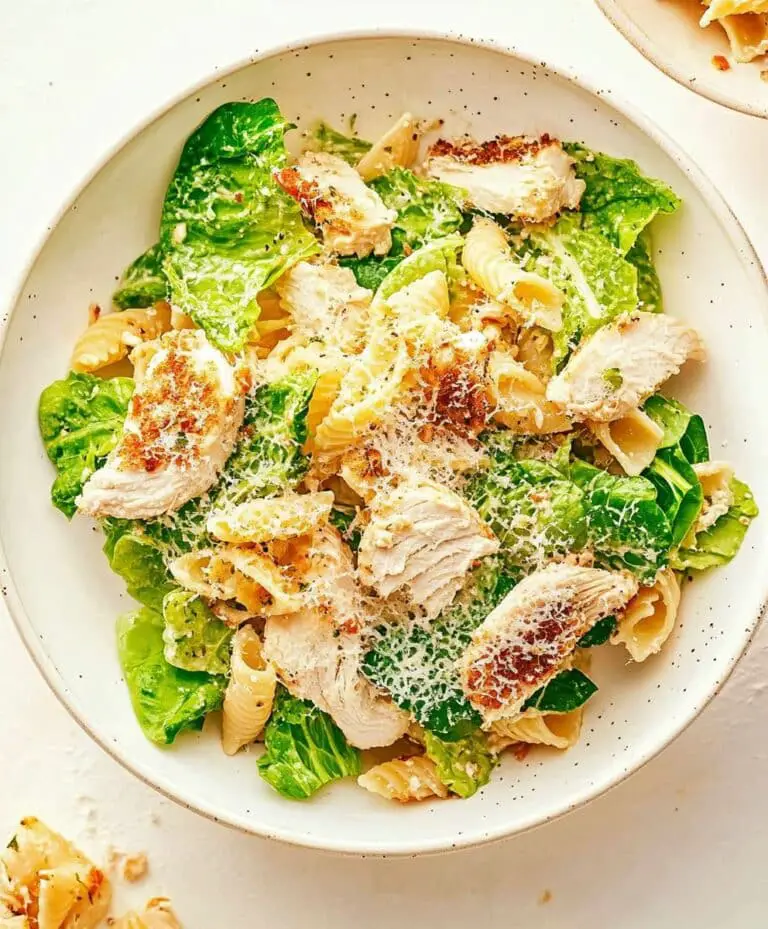 Chicken Caesar Pasta Salad Recipe