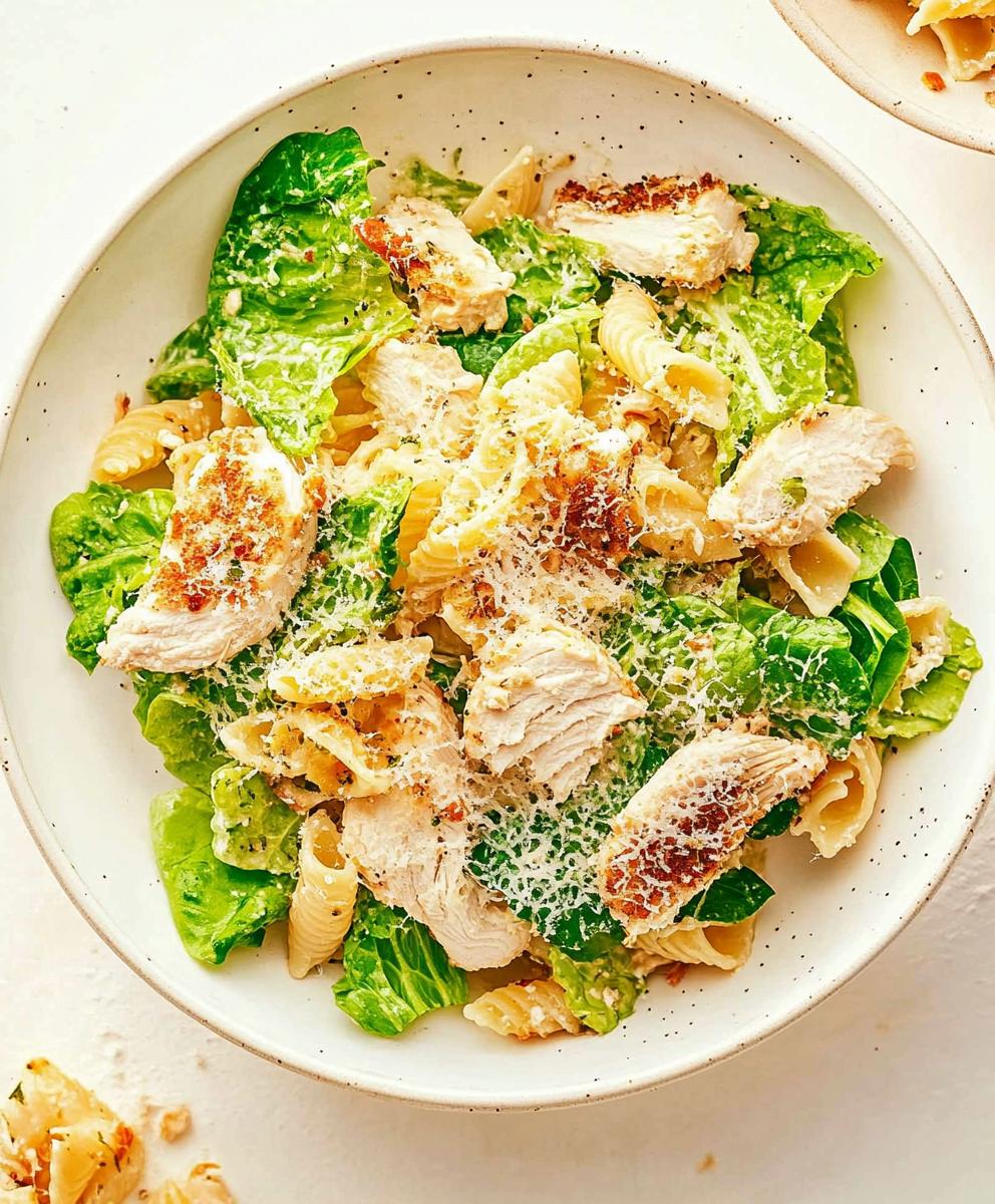 Chicken Caesar Pasta Salad Recipe