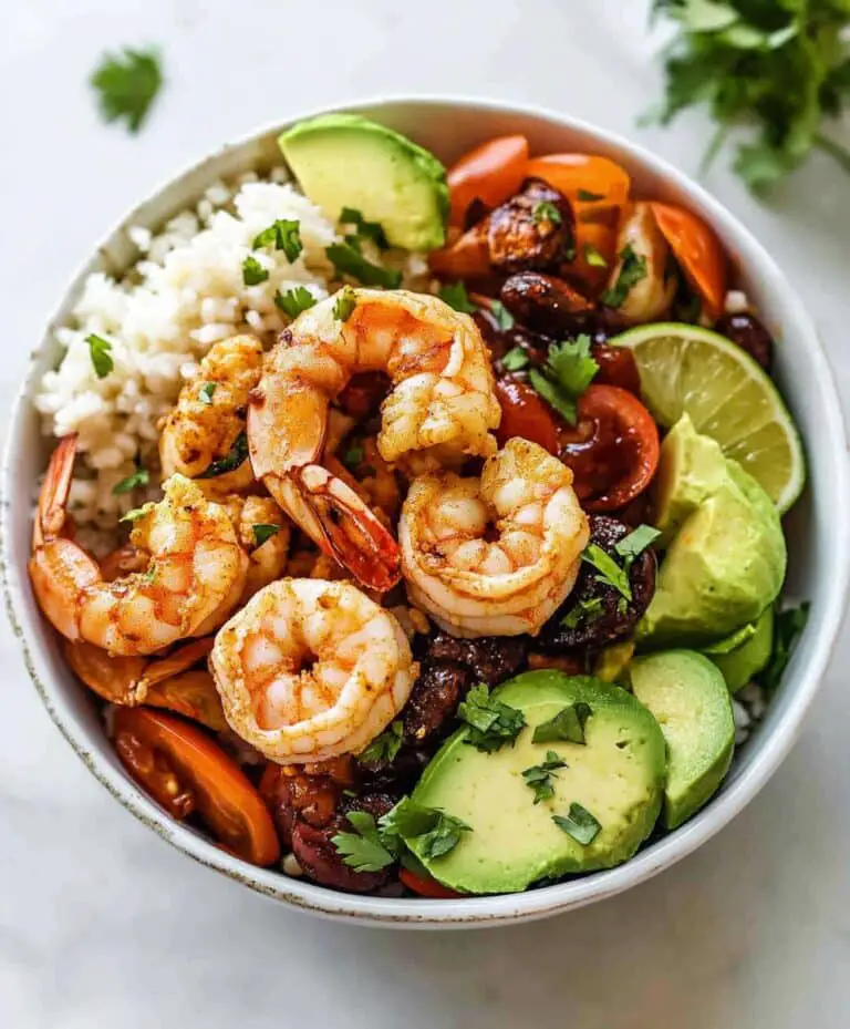 Chipotle Lime Shrimp Bowl Recipe