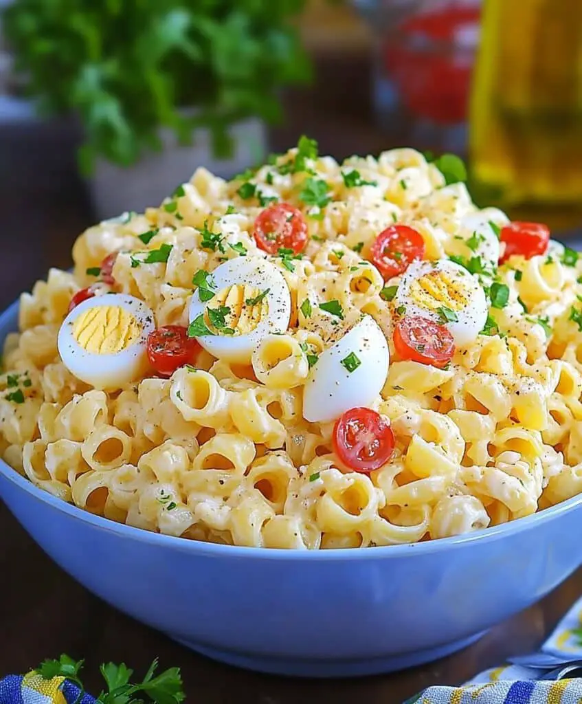 Deviled Egg Pasta Salad Recipe