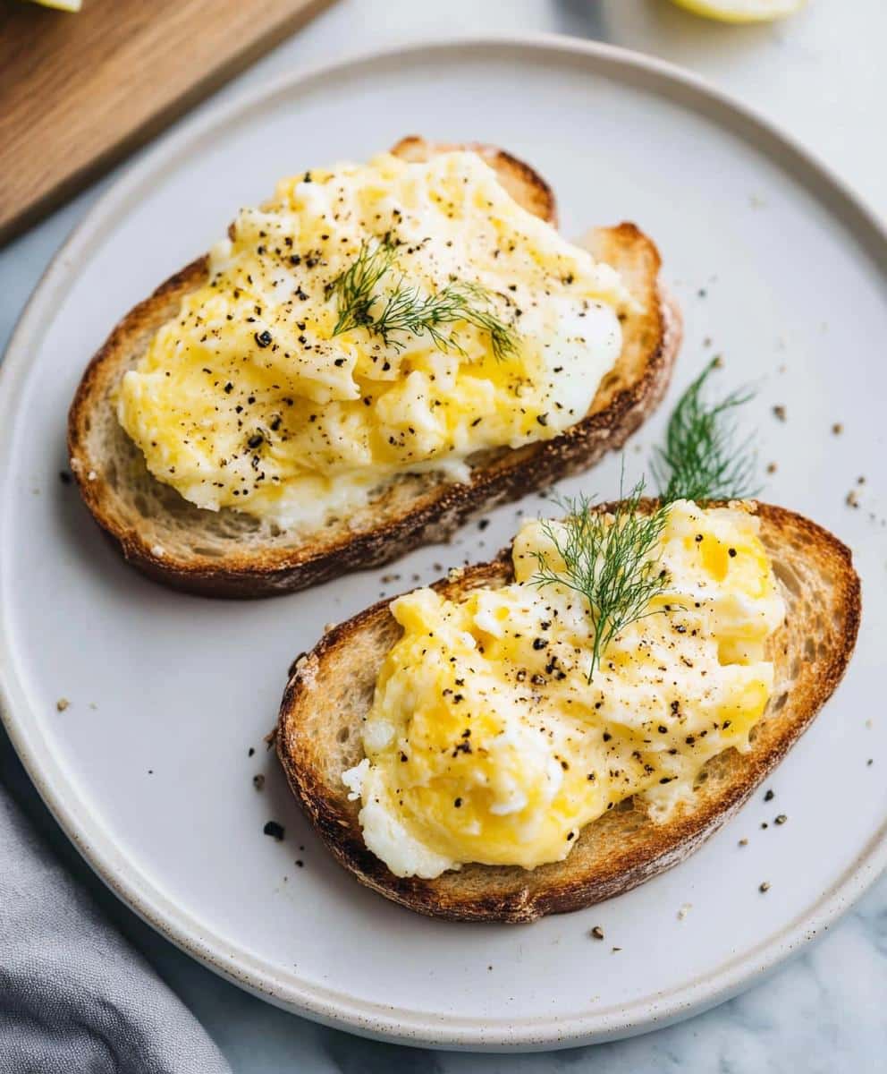 Egg And Cheese Toasts Recipe