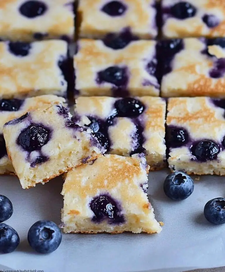Fluffy Baked Blueberry Buttermilk Pancakes Recipe