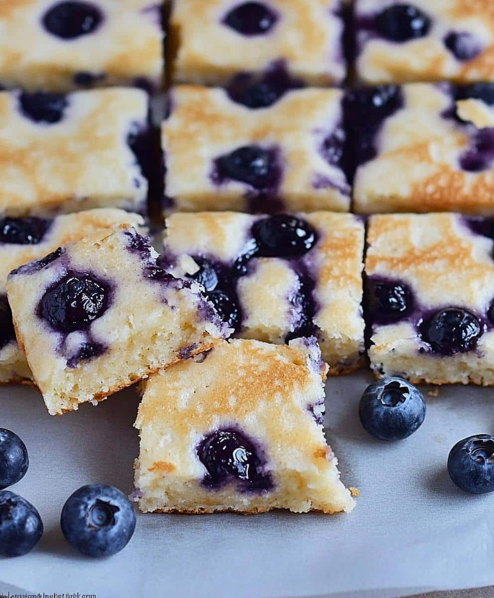 Fluffy Baked Blueberry Buttermilk Pancakes Recipe