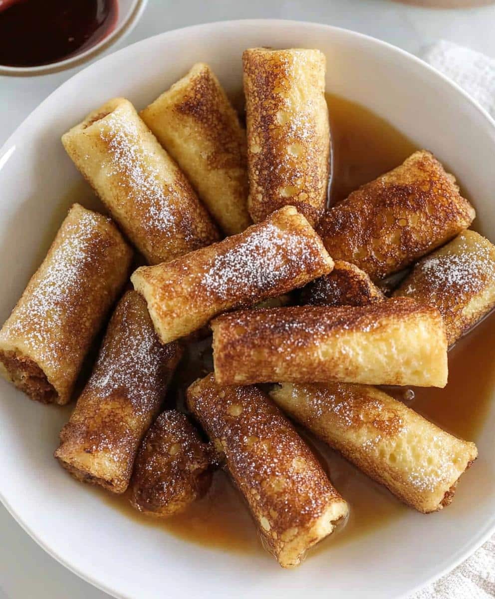 French Toast Roll-ups Recipe