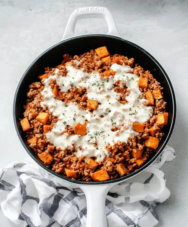 Ground Turkey Sweet Potato Skillet Recipe