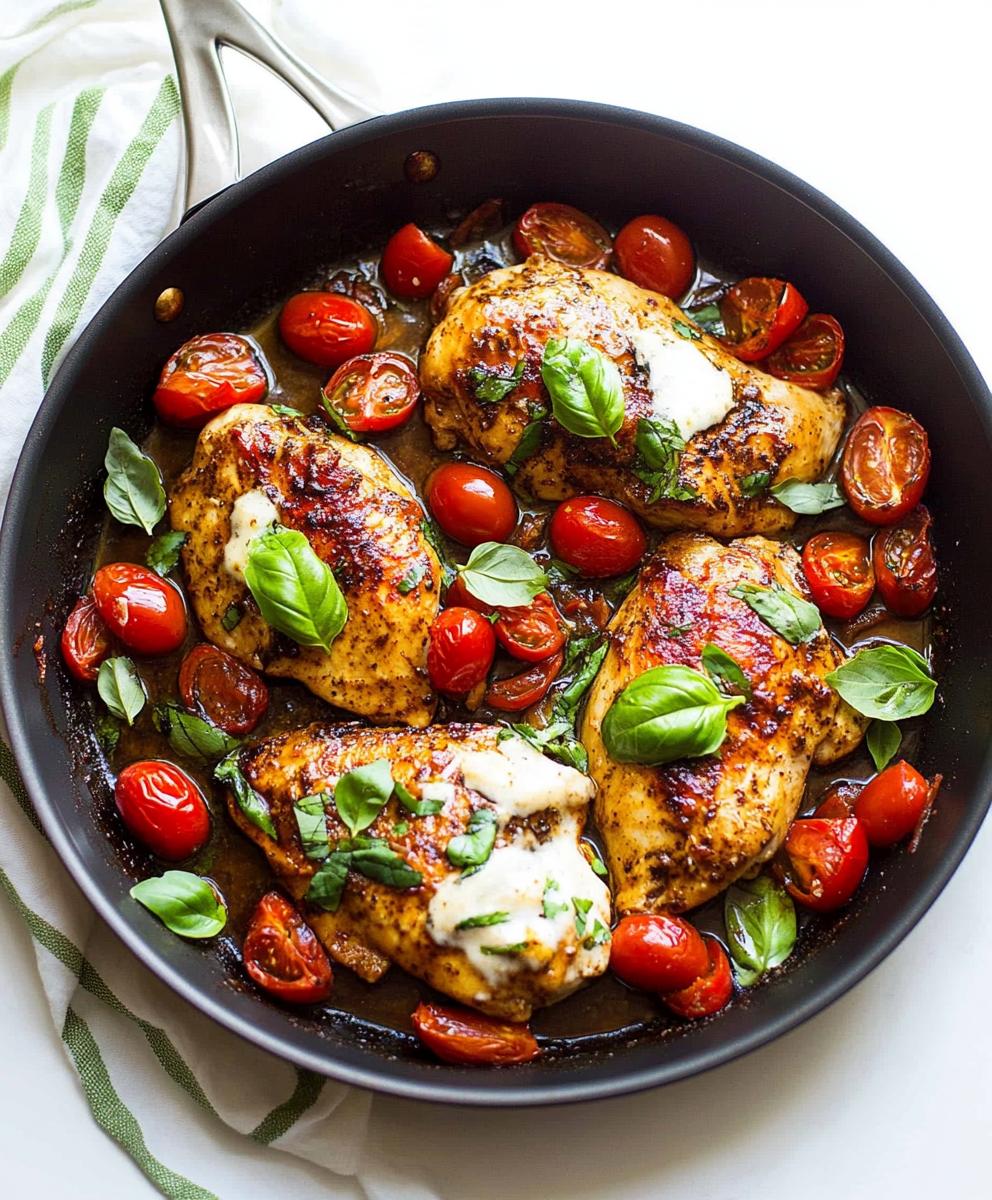 One Pan Balsamic Chicken Recipe