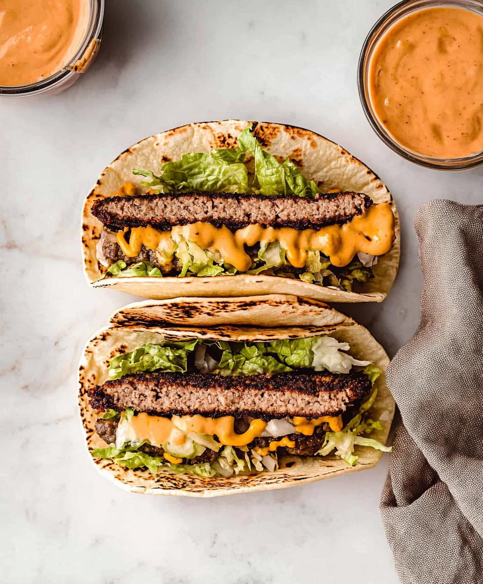 Smash Burger Tacos Recipe