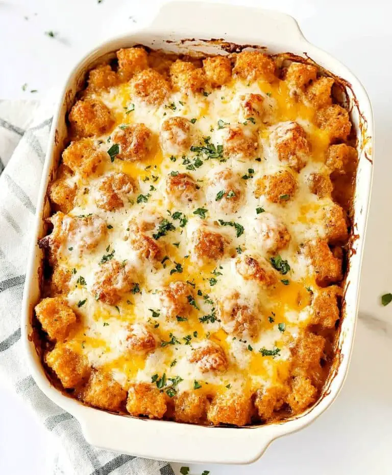 Tater Tot Sausage Breakfast Casserole Recipe